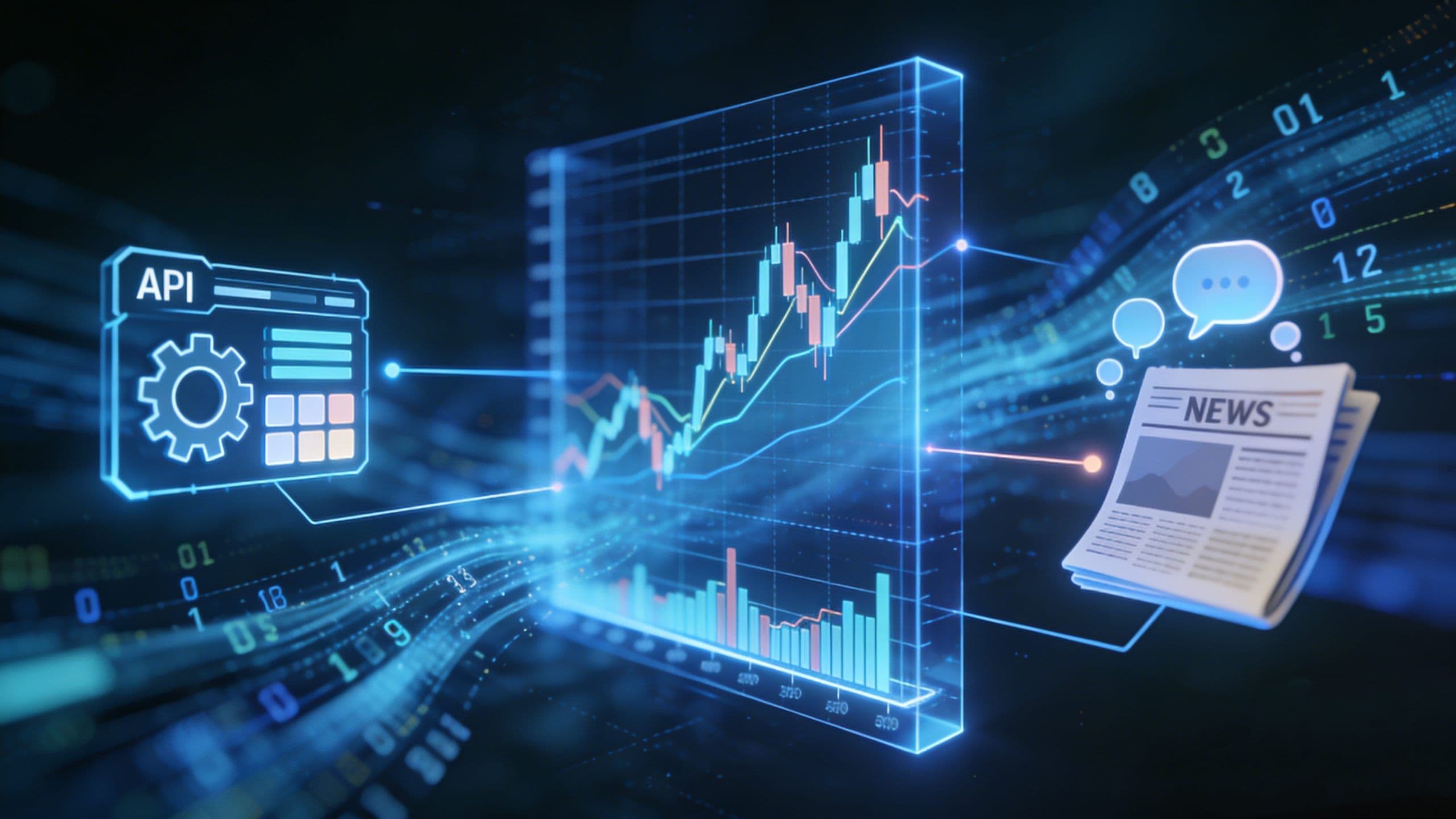 What stock API should I use to build a stock market app with live quotes, charts, and news integration?